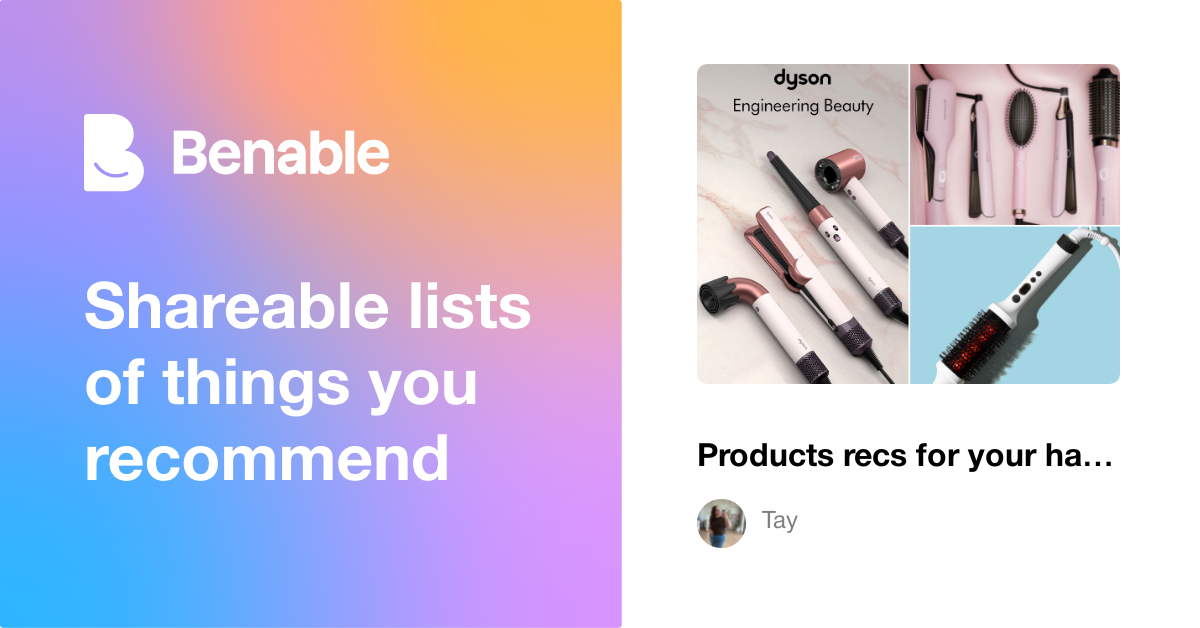 Products recs for your hair 🎀