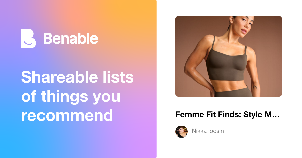 Femme Fit Finds: Style Meets Strength💯