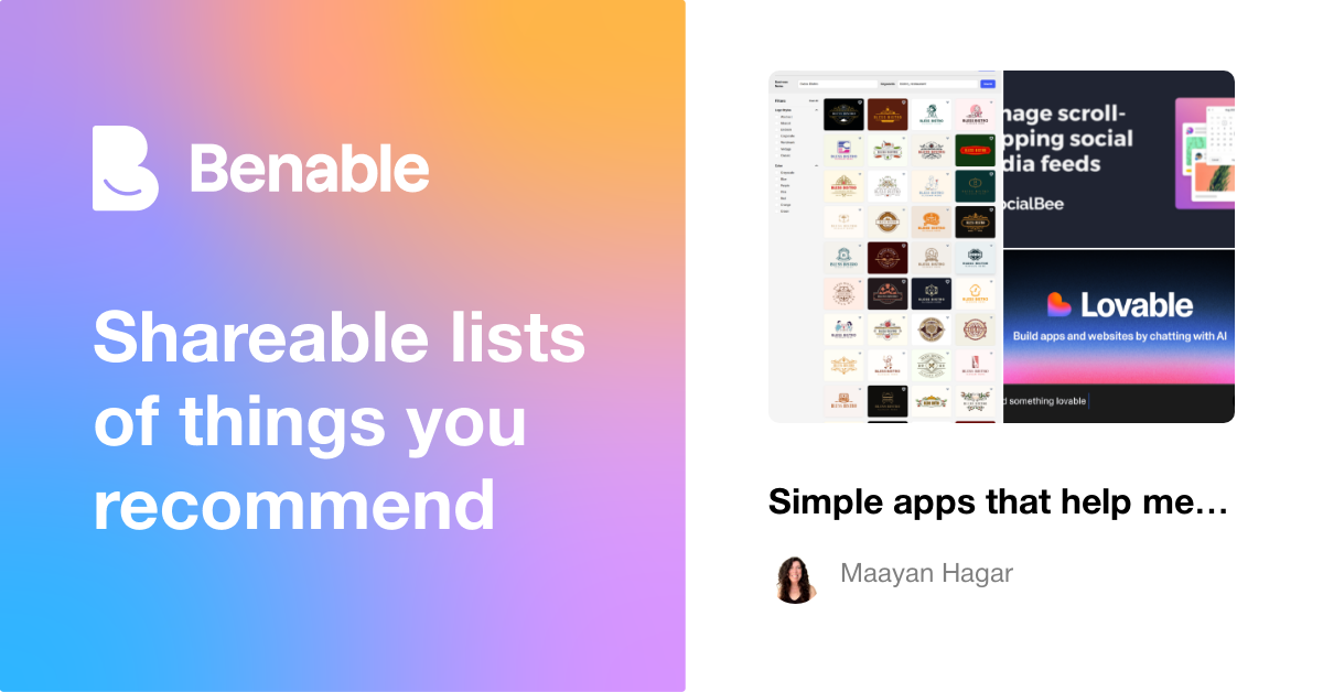 Simple apps that help me do things much faster