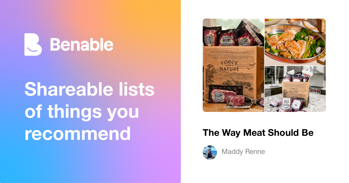The Way Meat Should Be