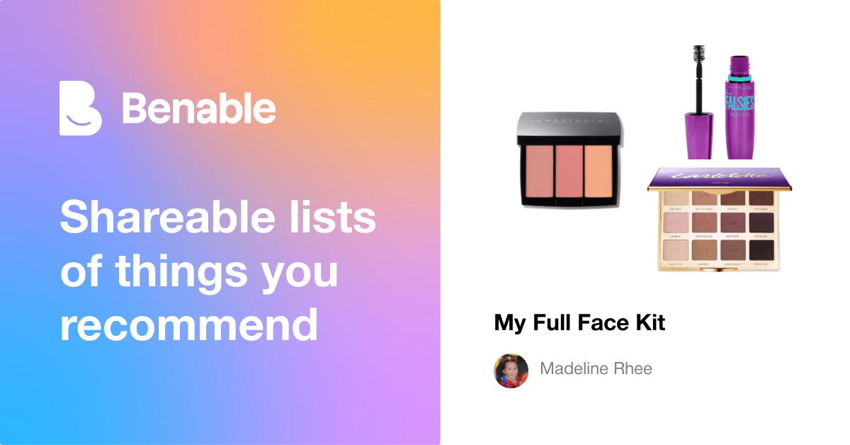 My Full Face Kit