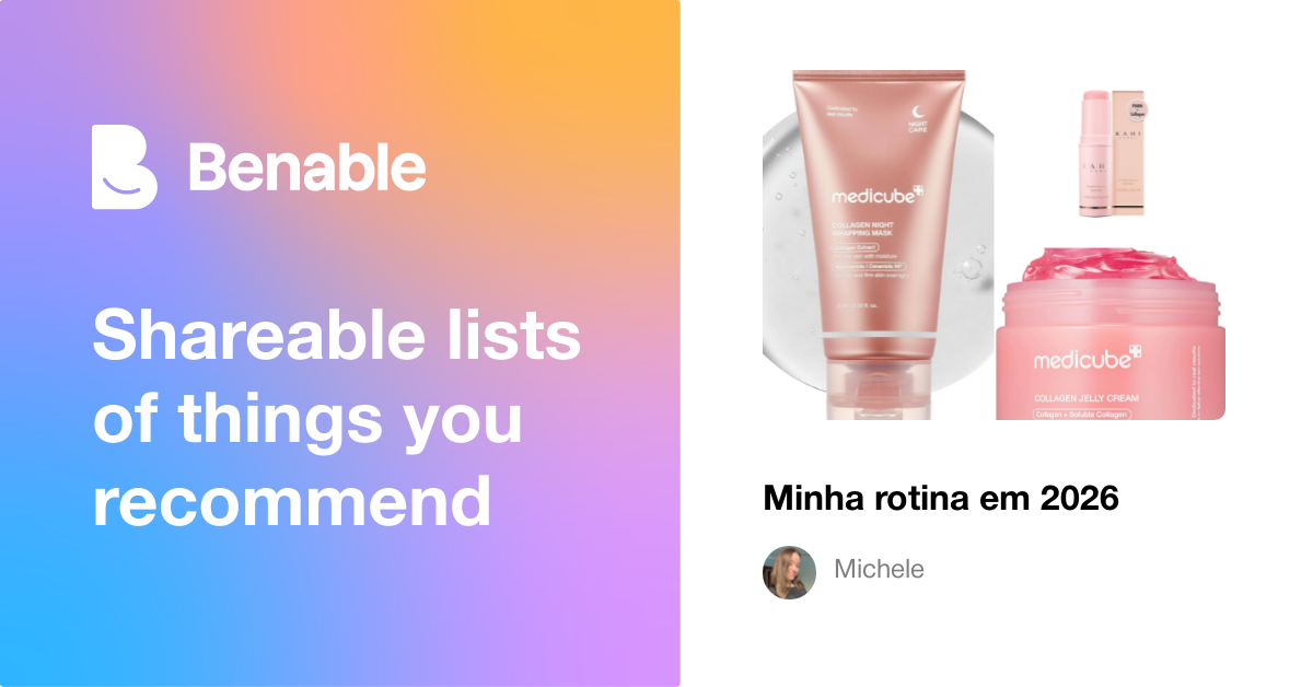 Minha rotina em 2026