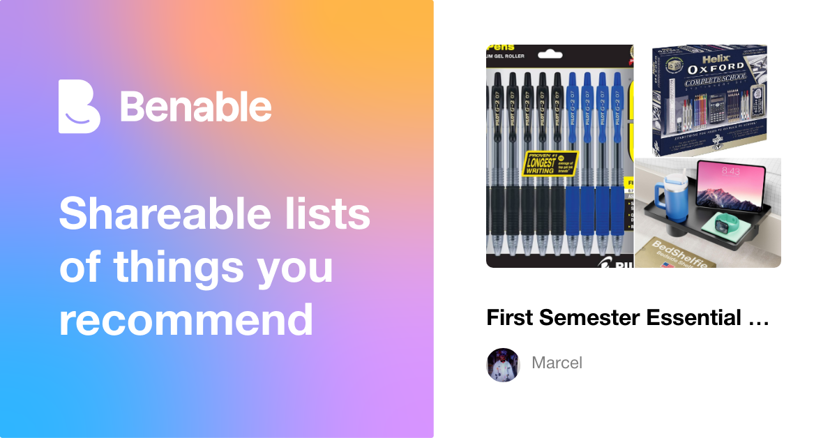 First Semester Essential Resources for New College/University Students