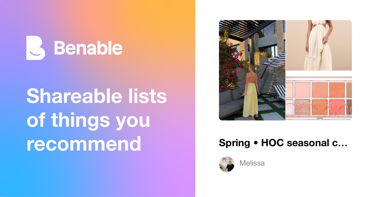 Spring • HOC seasonal color analysis