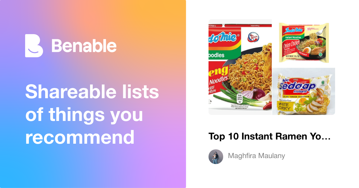 Top 10 Instant Ramen You Must Try