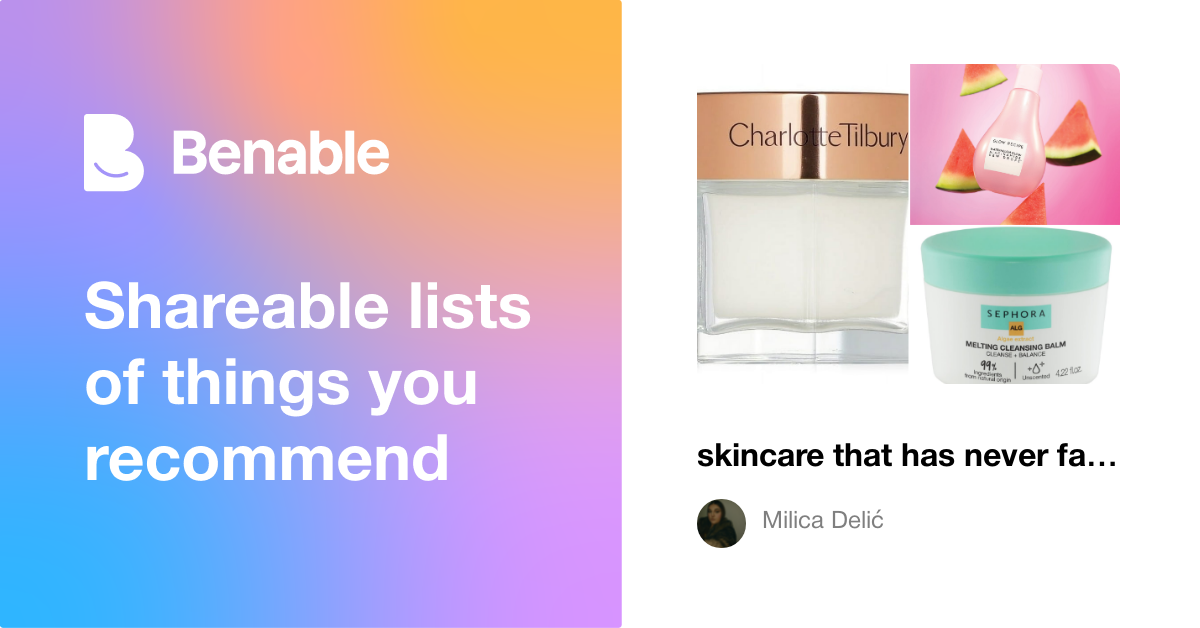 skincare that has never failed me