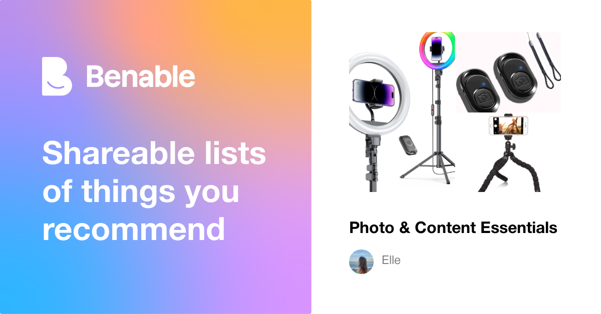 Photo & Content Essentials