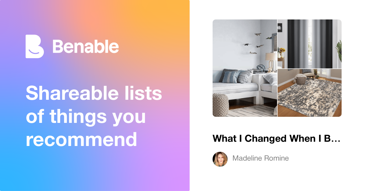 What I Changed When I Bought My First Home