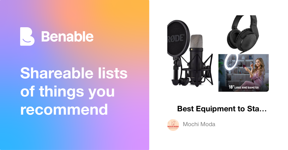 Best Equipment to Start Your ASMR or Mukbang Channel