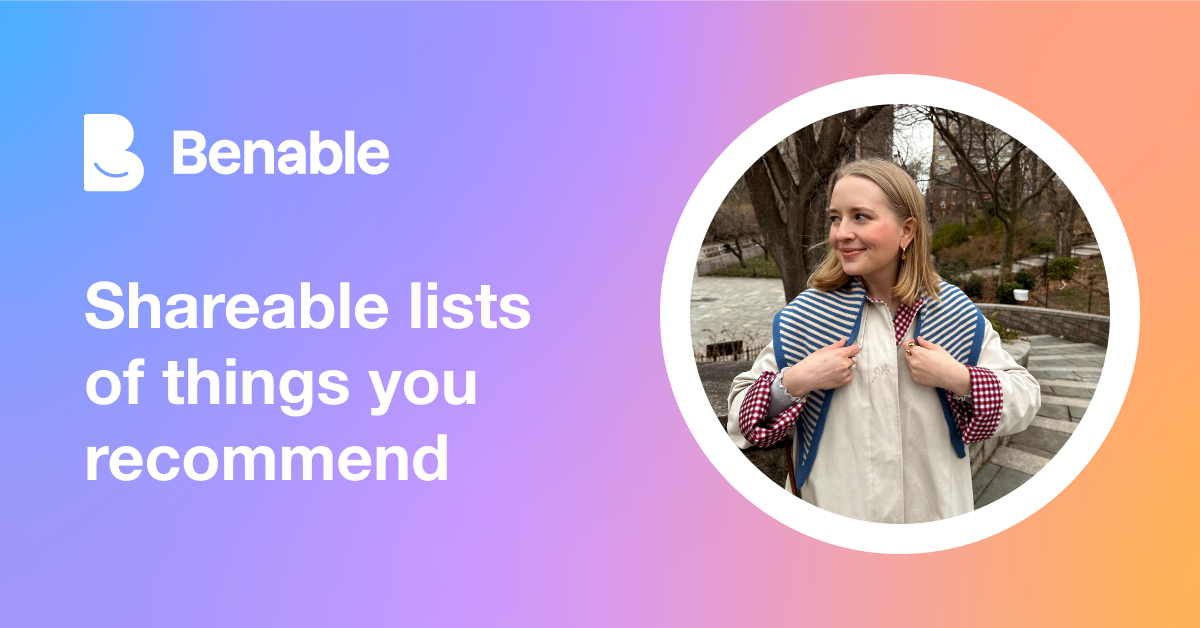 Everything @morganrudge (Morgan Rudge) recommends - Benable