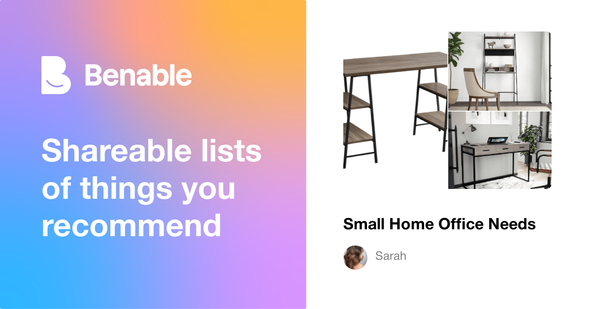 Small Home Office Needs