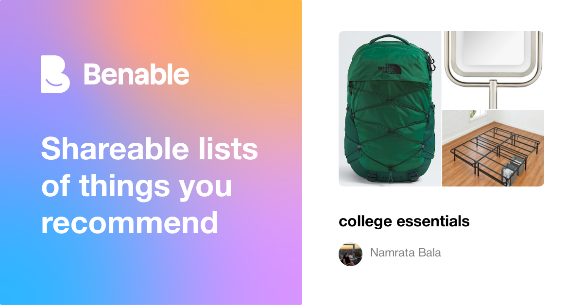 college essentials