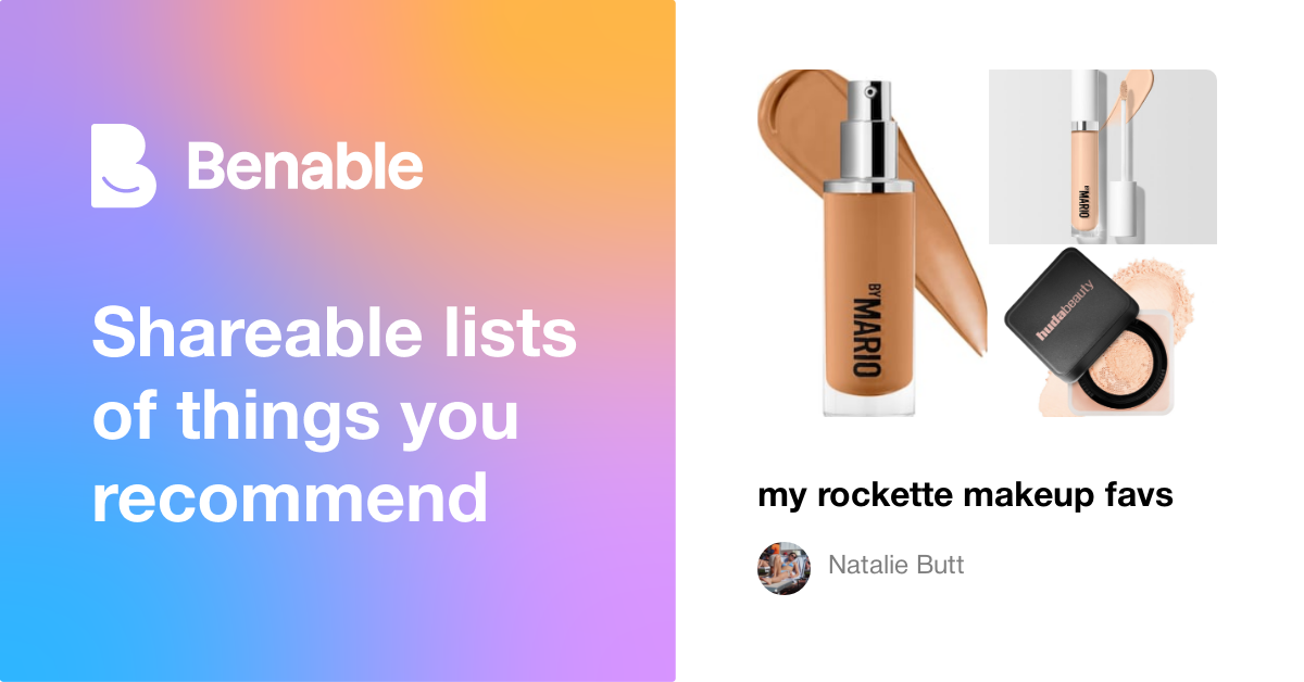 my rockette makeup favs