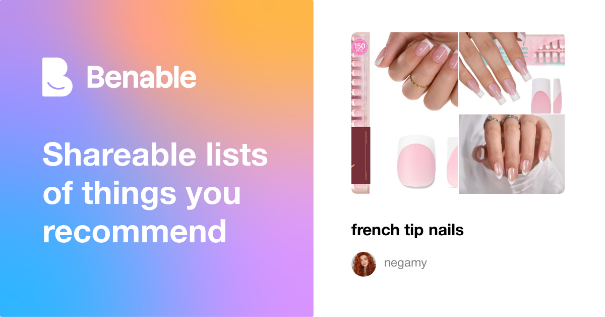 french tip nails