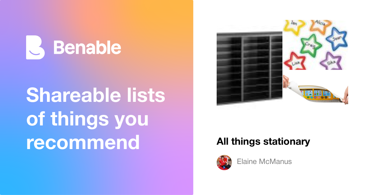 All things stationary