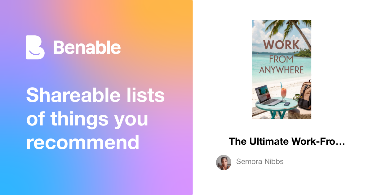 👉 The Ultimate Work-From-Anywhere Setup (Look Organized & Stay ...