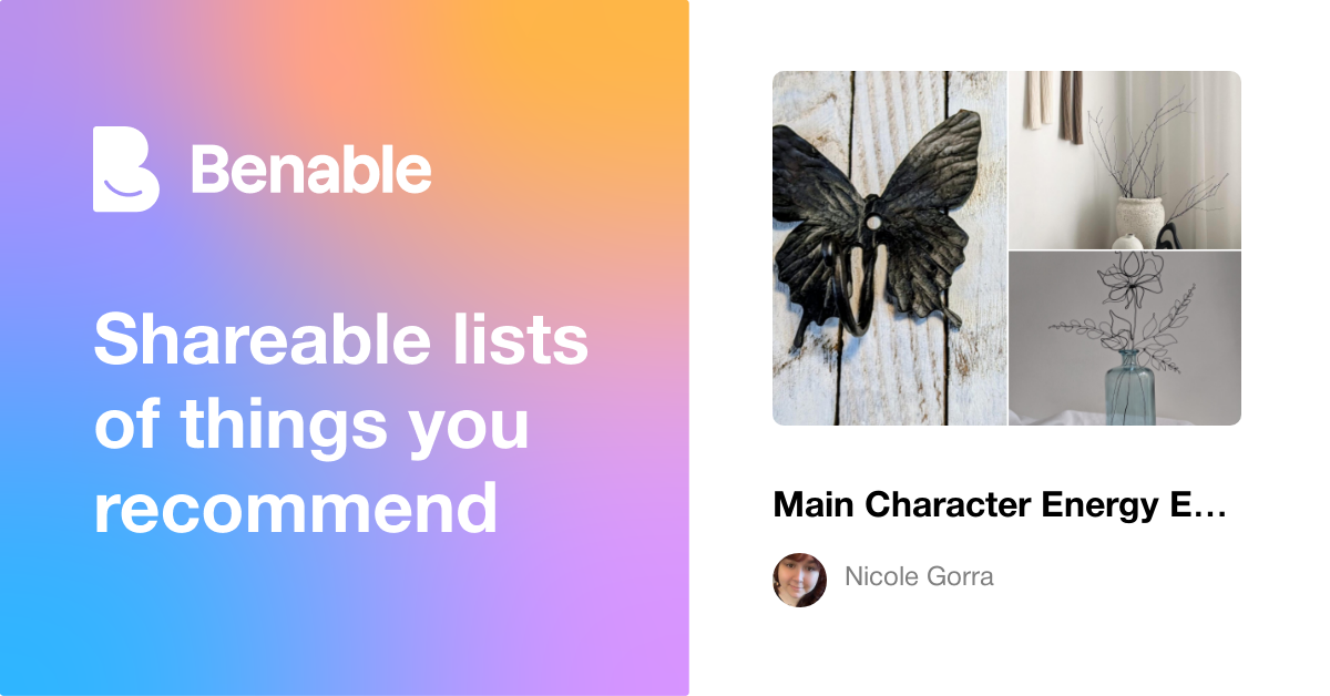 Main Character Energy Essentials