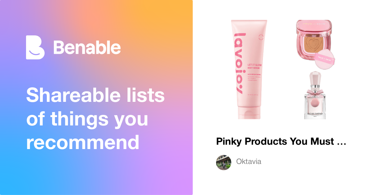 Pinky Products You Must Try‼️🎀💗