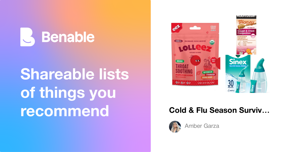 Cold & Flu Season Survival Guide