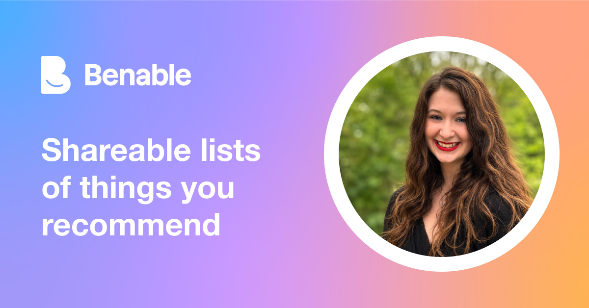Everything @pharmgirlash (Ashley Rohrer) recommends - Benable