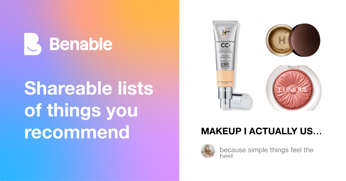 MAKEUP I ACTUALLY USE AND LOVE ️