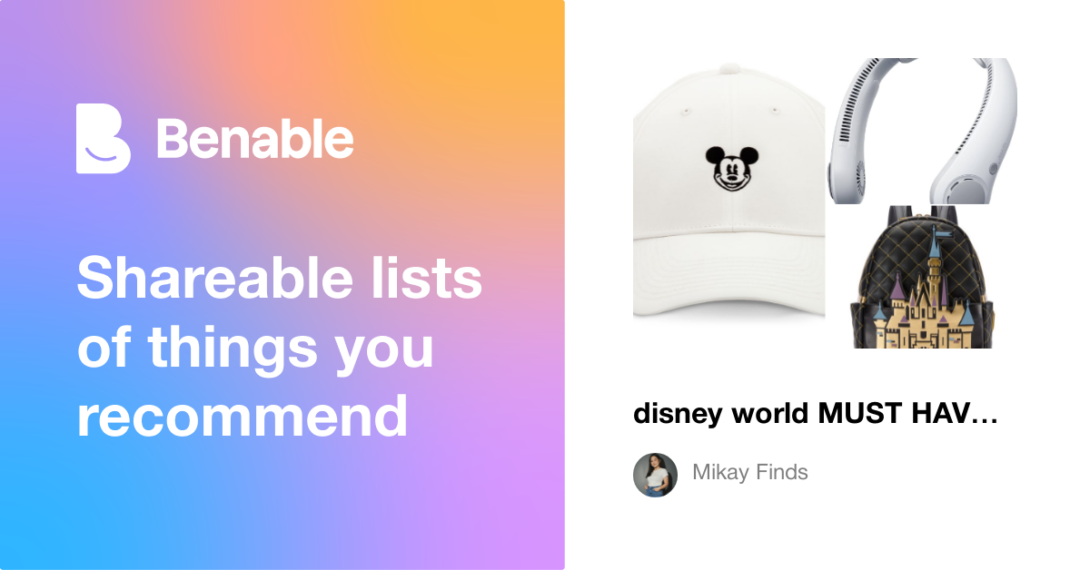 disney world MUST HAVES from a former cast member 🏰