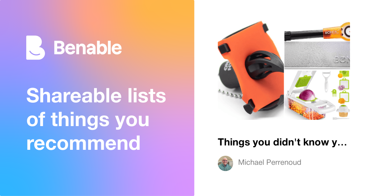 Things you didn't know you needed