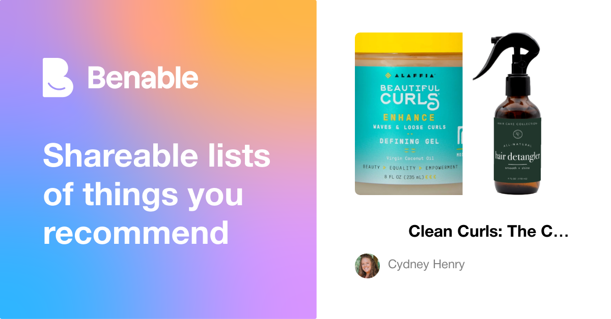 👩🏼‍🦱 Clean Curls: The Curly Girl’s Non-Toxic Guide