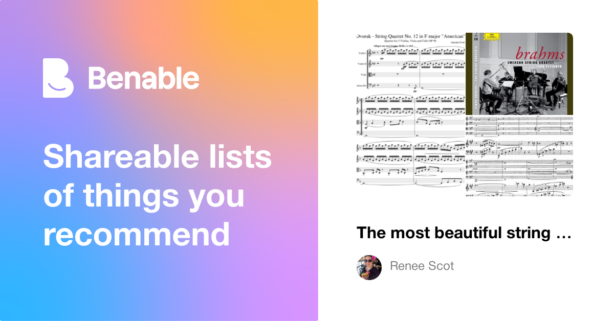 The most beautiful string quartets you’ll ever hear in your life ...