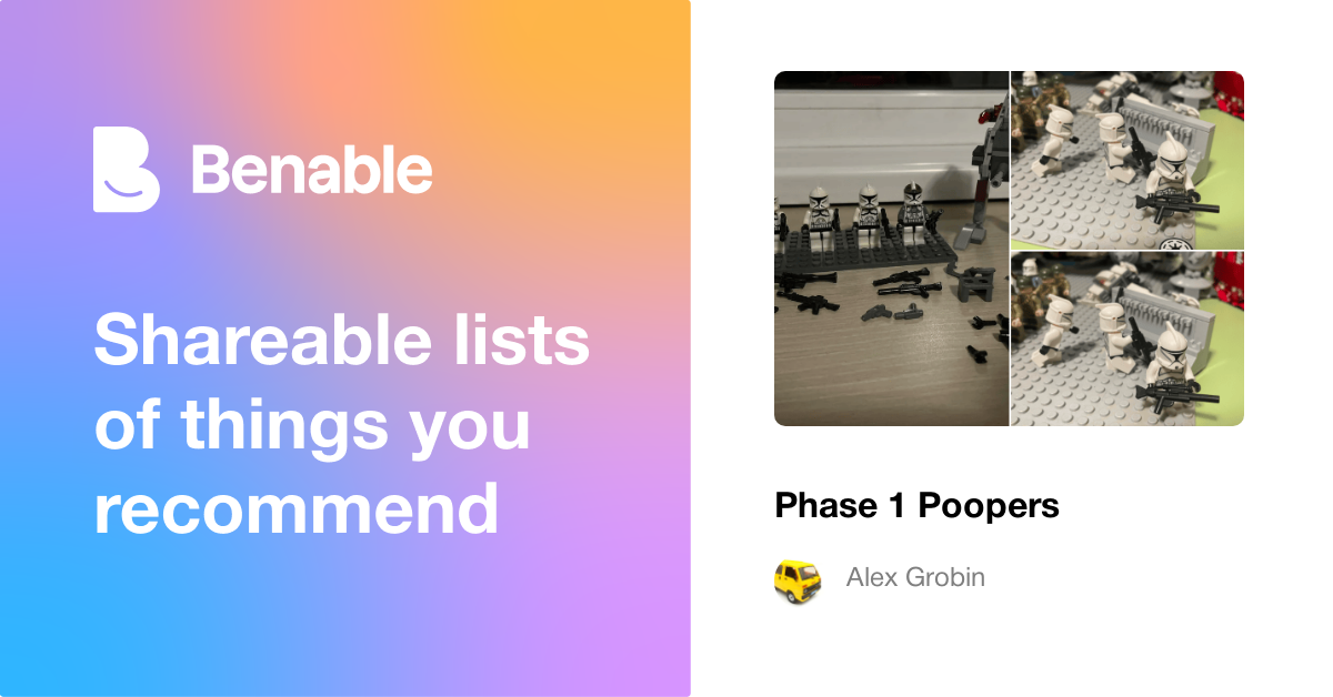 Phase 1 Poopers