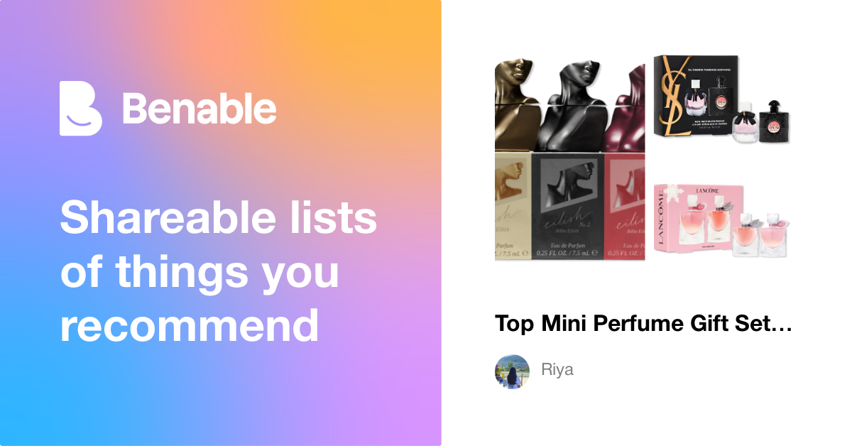 Top Mini Perfume Gift Sets for Every Occasion