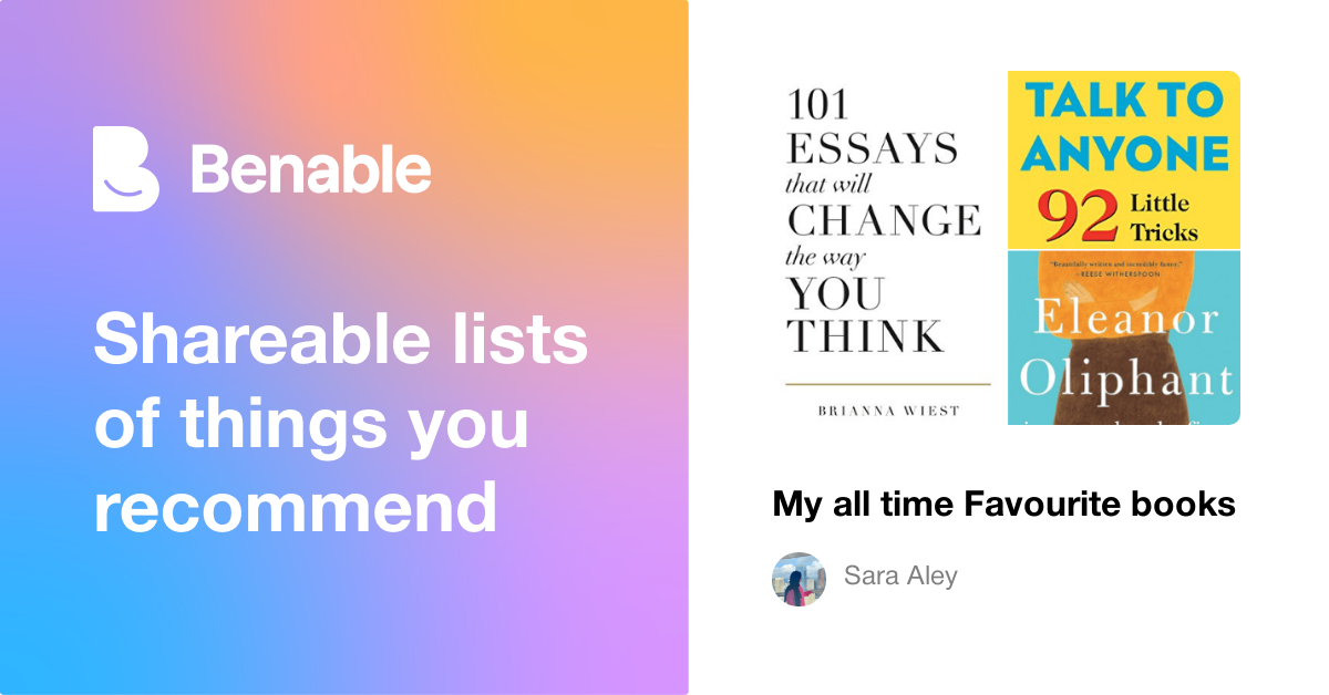 My all time Favourite books