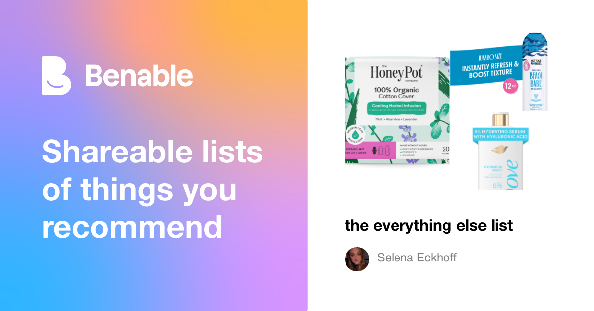 the everything else list