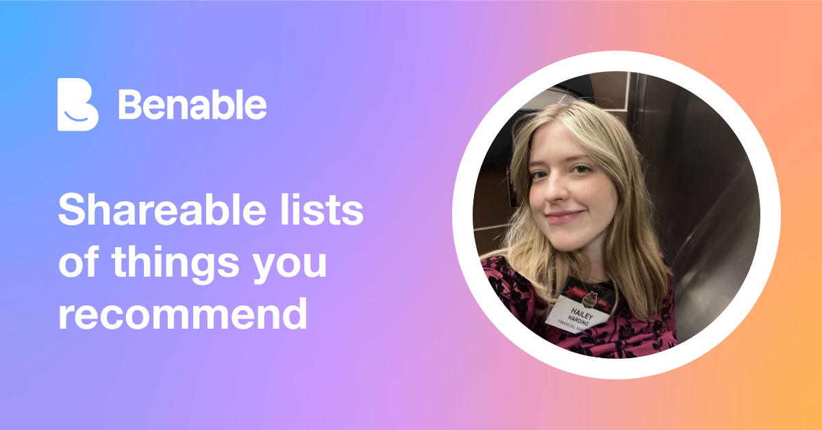 Everything @serotonin_bliss (Hailey Harding) recommends - Benable