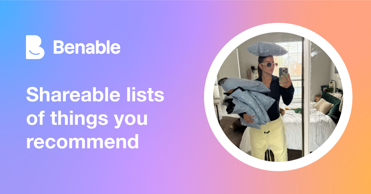 Everything @solfly (Ryleigh Schaeffer) recommends - Benable