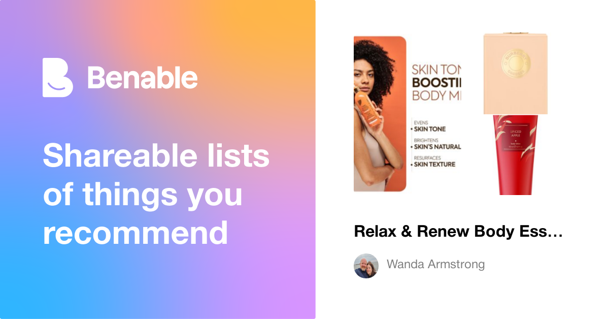 Relax & Renew Body Essentials