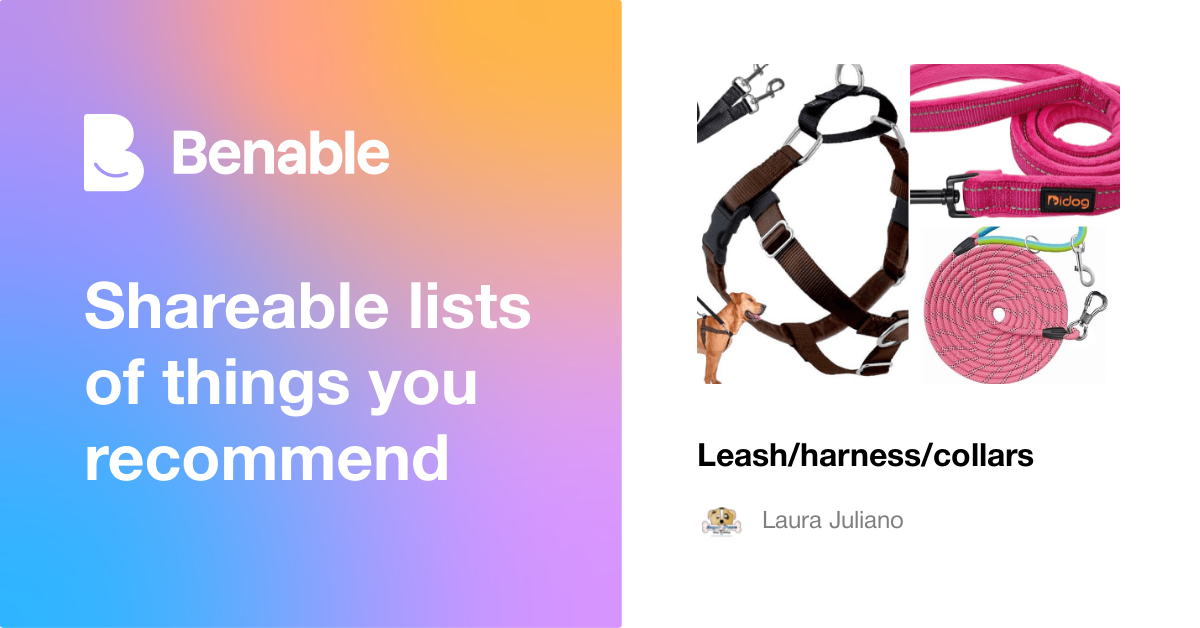 Leash/harness/collars