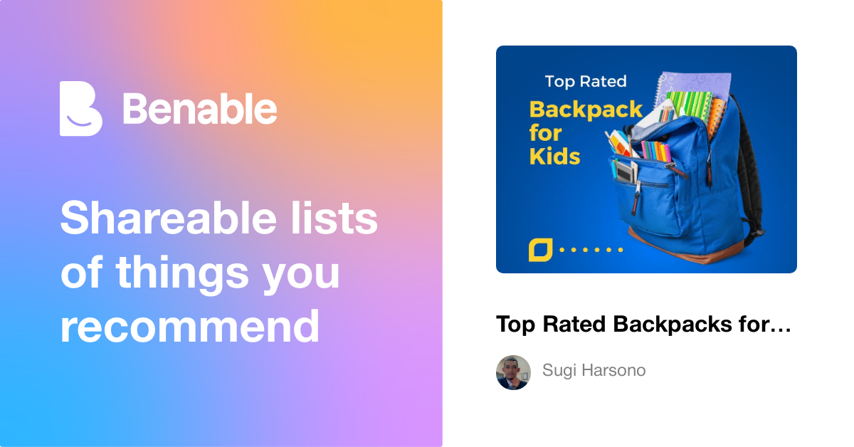 Top Rated Backpacks for Kids