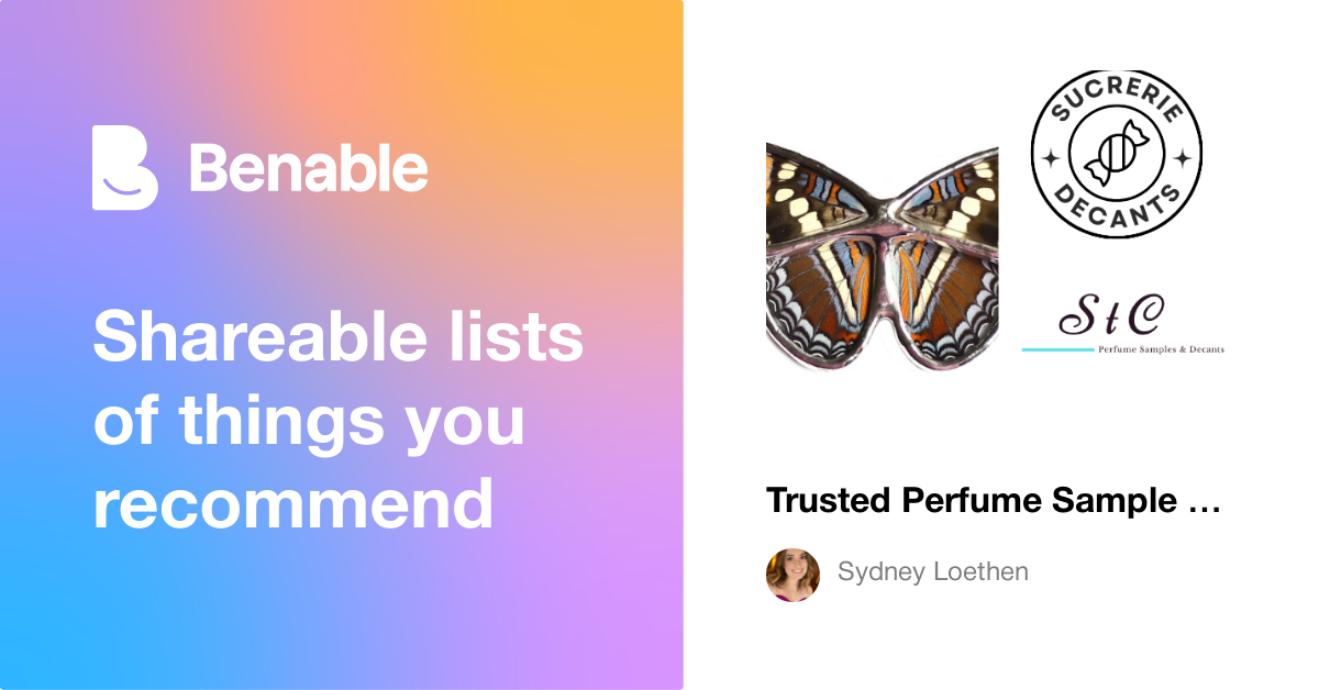Trusted Perfume Sample Sources