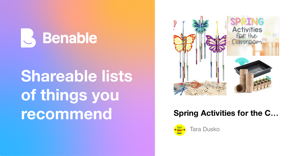 Spring Activities for the Classroom