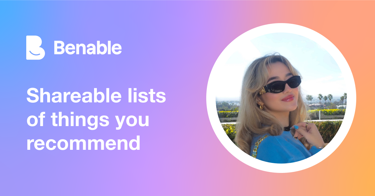 Everything @thatastrogirlie (Clary Rizzo) recommends - Benable