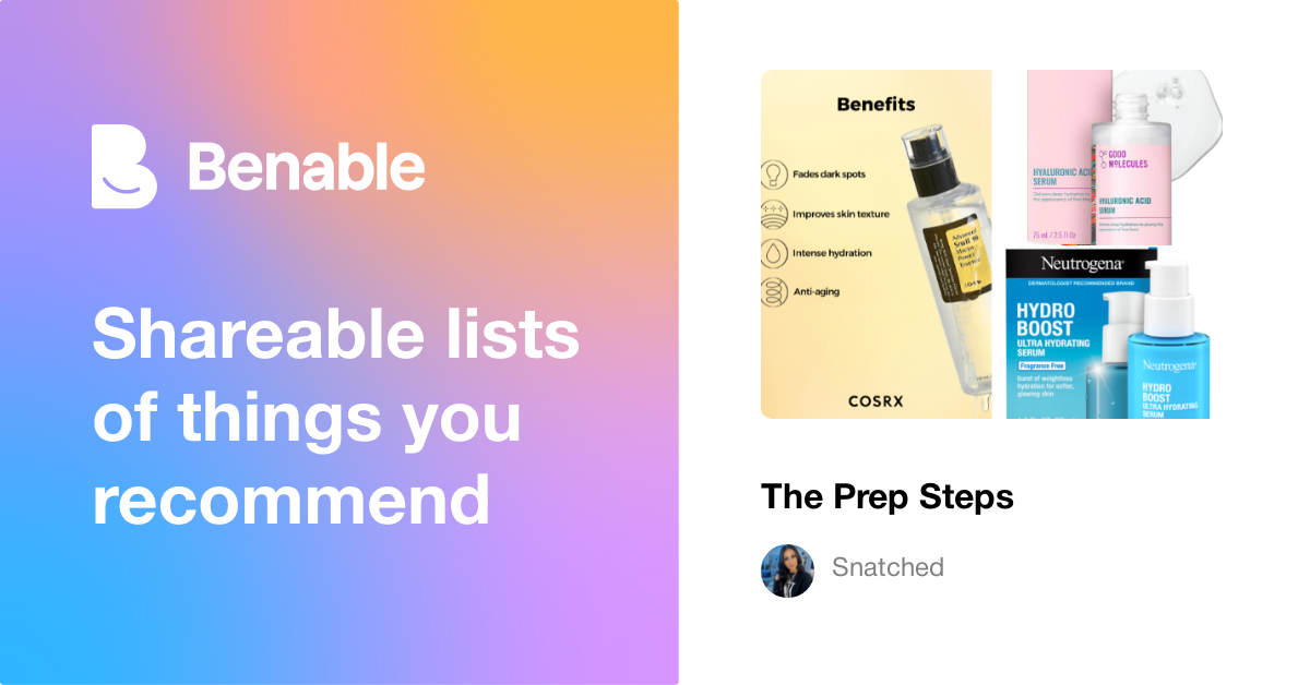 The Prep Steps