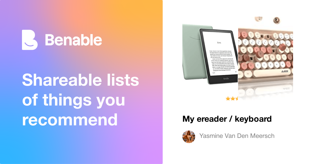 My ereader / keyboard