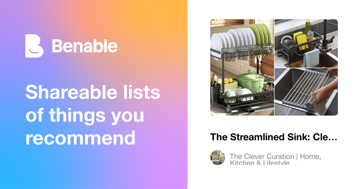 The Streamlined Sink: Clever Caddies & Invisible Storage