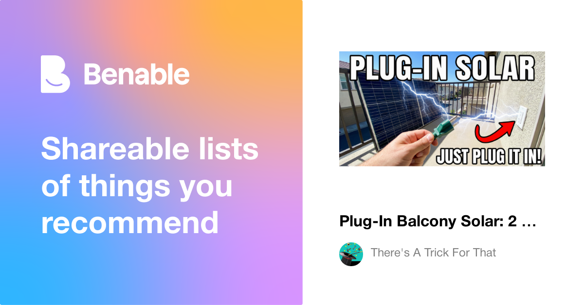 Plug-In Balcony Solar: 2 Best Systems + 4X ROI Hack