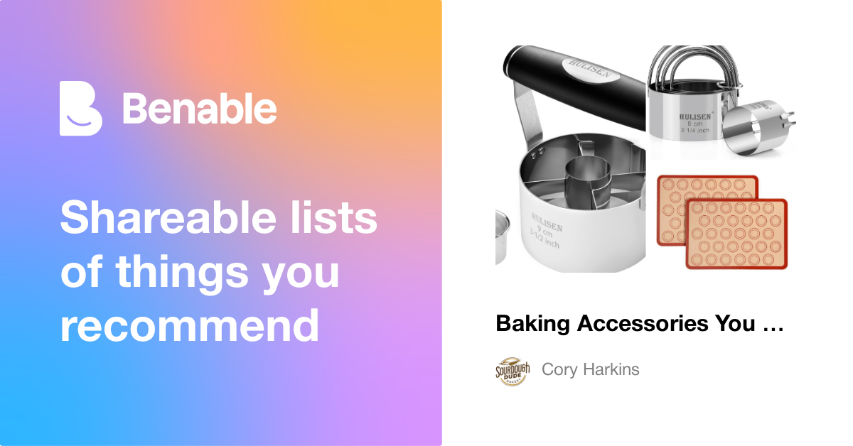Baking Accessories You Don't Think About