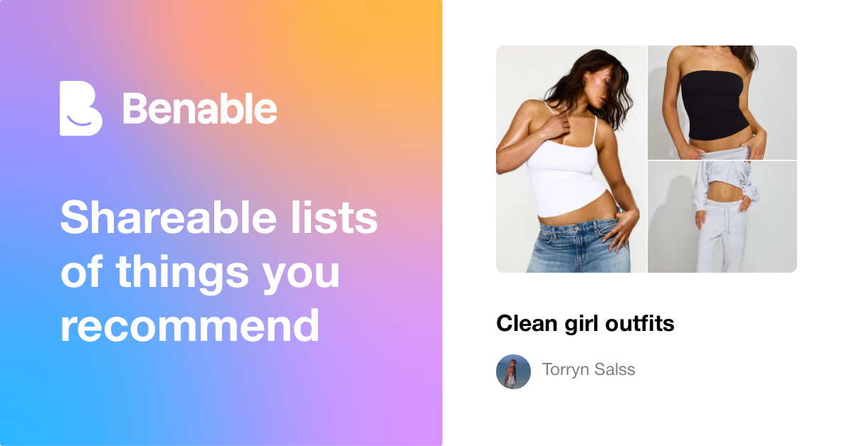 Clean girl outfits
