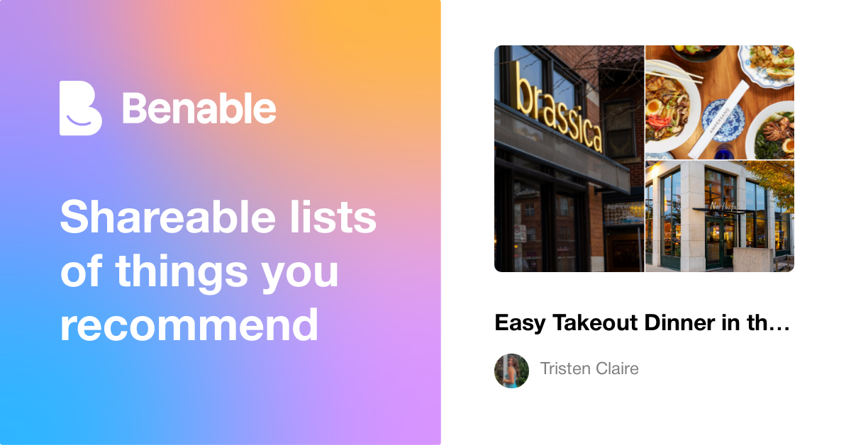 Easy Takeout Dinner in the Short North