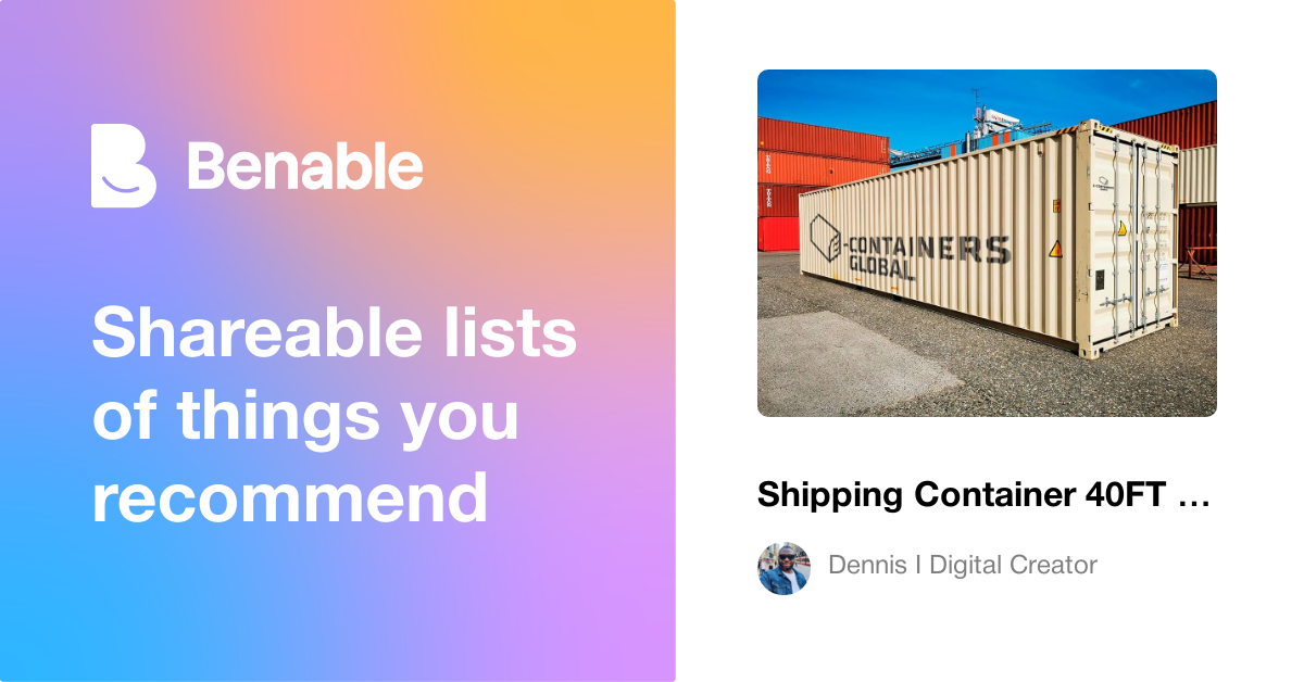 Shipping Container 40FT HC New | Steel Storage, Transport and ...