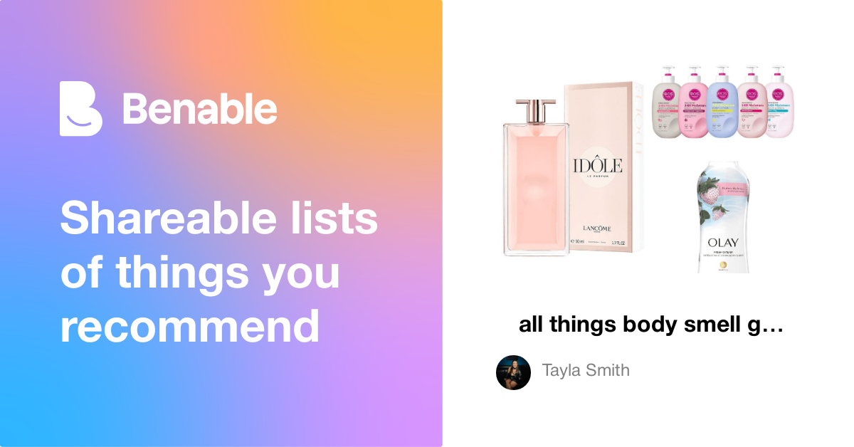 🌹all things body smell goods🌹